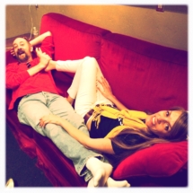 Backstage Lounging