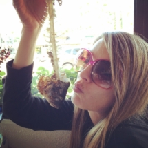 Kissy fishy!